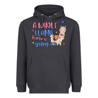 Smoke a whole llama learning going on Heavyweight Hoodie - MaliasSmallBusiness