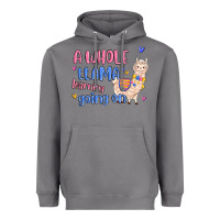 Storm a whole llama learning going on Heavyweight Hoodie - MaliasSmallBusiness