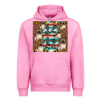 Fuchsia Pink life is better with a pug Urban Hoodie - JahusDesignShop
