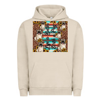 Pigment French Oak life is better with a pug Urban Hoodie - JahusDesignShop