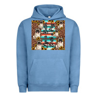 Pigment Pebble Blue life is better with a pug Urban Hoodie - JahusDesignShop