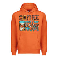 Carrot coffee gives me teacher powers Premium Hoodie - JahusDesignShop