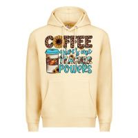 Pina Colada coffee gives me teacher powers Premium Hoodie - JahusDesignShop