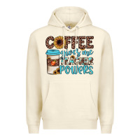 Sandshell coffee gives me teacher powers Premium Hoodie - JahusDesignShop
