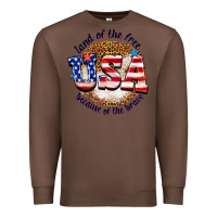 Chestnut land of the free usa because of the brave billie w Premium Sweatshirt - texasbilliewilder