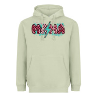 Matcha lightning bolt mama Heavyweight Hoodie - MaliasSmallBusiness