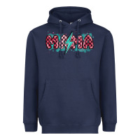 Navy lightning bolt mama Heavyweight Hoodie - MaliasSmallBusiness