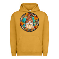 Pigment Peanut Butter fall gnomes round earrings Urban Hoodie - Artiststas