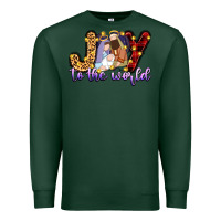 Sports Green joy to the world Premium Sweatshirt - Zillion Design Studio