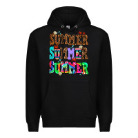 Black summer summer summer Premium Hoodie - AdoDesignShop