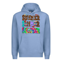 Colony Blue summer summer summer Premium Hoodie - AdoDesignShop