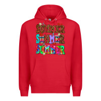 Red summer summer summer Premium Hoodie - AdoDesignShop
