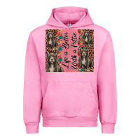 Fuchsia Pink life is better with a pittie Urban Hoodie - JahusDesignShop