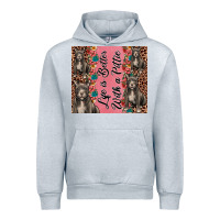 Heather Grey life is better with a pittie Urban Hoodie - JahusDesignShop
