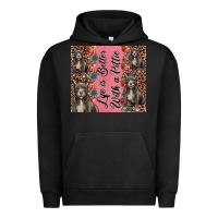 Pigment Black life is better with a pittie Urban Hoodie - JahusDesignShop