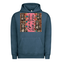 Pigment Midnight Navy life is better with a pittie Urban Hoodie - JahusDesignShop