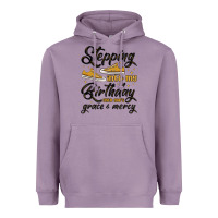 Lavender stepping into my birthday with god s grace and mer Heavyweight Hoodie - MaliasSmallBusiness