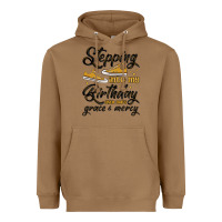 Toasted Coconut stepping into my birthday with god s grace and mer Heavyweight Hoodie - MaliasSmallBusiness