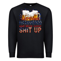 Black lets get hammered Premium Sweatshirt - texasbilliewilder
