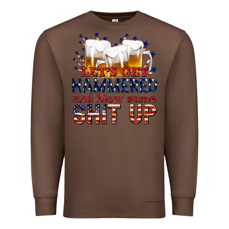 Lets Get Hammered Premium Sweatshirt by texasbilliewilder | Teevron