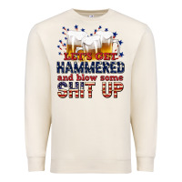 Sandshell lets get hammered Premium Sweatshirt - texasbilliewilder
