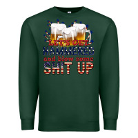 Sports Green lets get hammered Premium Sweatshirt - texasbilliewilder