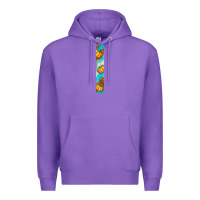 Purple fall pumpkin Premium Hoodie - BundleAndBundleShop