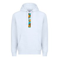 White fall pumpkin Premium Hoodie - BundleAndBundleShop