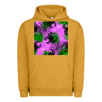 Pigment Peanut Butter halloween spider green leopard seamless pattern Urban Hoodie - BundleAndBundleShop