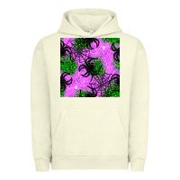 Pigment Pistachio halloween spider green leopard seamless pattern Urban Hoodie - BundleAndBundleShop
