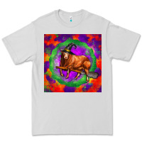 Dove Grey halloween red angus bull Premium Tee - LillyAllenDesigns