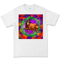 White halloween red angus bull Premium Tee - LillyAllenDesigns