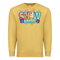 Antique Gold snow cute with unicorn Premium Sweatshirt - Zillion Design Studio