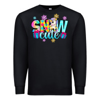 Black snow cute with unicorn Premium Sweatshirt - Zillion Design Studio