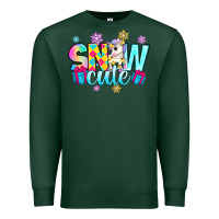 Sports Green snow cute with unicorn Premium Sweatshirt - Zillion Design Studio