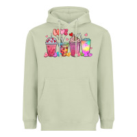 Matcha love coffee cups Heavyweight Hoodie - MaliasSmallBusiness