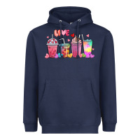 Love Coffee Cups Heavyweight Hoodie | Teevron