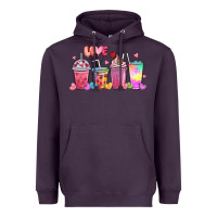 Plum love coffee cups Heavyweight Hoodie - MaliasSmallBusiness