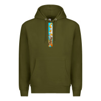 Army Green butterfly fall Premium Hoodie - BundleAndBundleShop