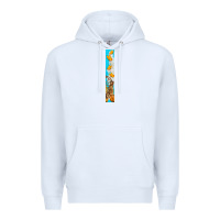 White butterfly fall Premium Hoodie - BundleAndBundleShop