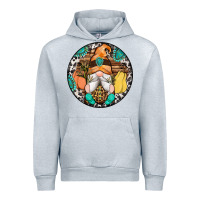 Heather Grey fall gnomes round earrings 1 Urban Hoodie - Artiststas