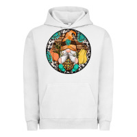 Pigment Lunar Rock fall gnomes round earrings 1 Urban Hoodie - Artiststas