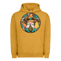 Pigment Peanut Butter fall gnomes round earrings 1 Urban Hoodie - Artiststas