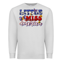 Dove Grey little miss america Premium Sweatshirt - texasbilliewilder