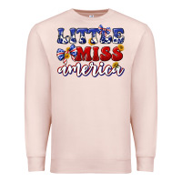 Pale Pink little miss america Premium Sweatshirt - texasbilliewilder