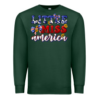 Sports Green little miss america Premium Sweatshirt - texasbilliewilder
