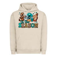 Pigment French Oak tis the season american football Urban Hoodie - Jasminsmagicworld