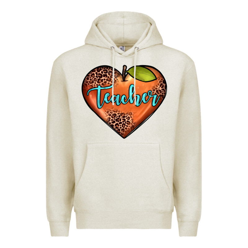 Teacher Heart Premium Hoodie by JahusDesignShop | Teevron