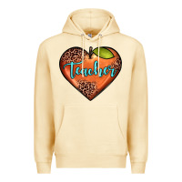 Pina Colada teacher heart Premium Hoodie - JahusDesignShop