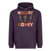 Plum howdy honey Heavyweight Hoodie - MaliasSmallBusiness